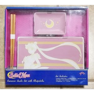 Sailor Moon 3pc Ceramic Sushi Set